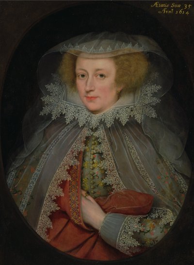 Catherine Killigrew, Lady Jermyn door Marcus Garret Gheeraerts the Younger
